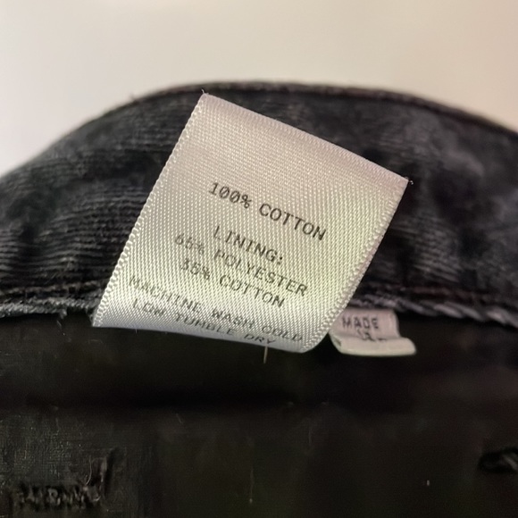 NEED SUPPLY Pen Fit High Rise Relaxed Straight Leg Jeans in Broken Black - Picture 11 of 16